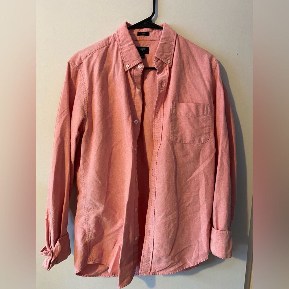 JCrew Men’s pink button down